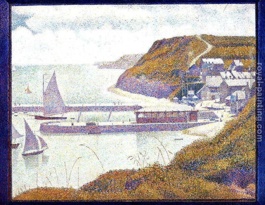 Georges Seurat : Port-en-Bessin, The Outer Harbor, High Tide